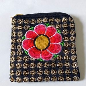 Embroidered Coin Purse